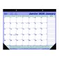 Blueline® Monthly Desk/Wall Calendar, 21-1/4" x 16", Bilingual
