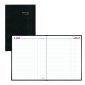 Brownline® Traditional Daily Journal, Hard Cover, 10" x 7-7/8", Black
