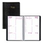 Brownline® Essential Weekly Diary, 8" x 5", Black