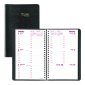 Brownline&reg; Essential Weekly Diary, 8" x 5", Black