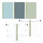 Blueline® Minimalist Weekly/Monthly Planner, 8" x 5", Bilingual, Assorted Colours