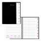 Brownline® Pre-Vu Weekly Planner, 11" x 8-1/2", Bilingual, Black