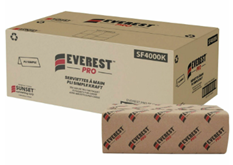 Everest Pro Hand Towels, Single Fold, Kraft