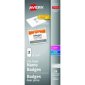 Avery® Name Badge Kits Clip Style 4" x 3" 24/pkg