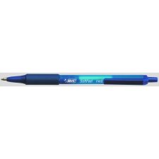 Bic® SoftFeel® Retractable Ball Point Pen, Medium Point, Blue, 12/bx
