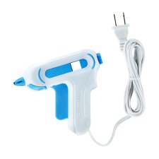Westcott® High Temperature Mini Hot Glue Gun White/Blue