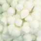 DBLG Acrylic Fluffs, 1", White, 100/pkg