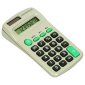 Merangue Handheld Calculator, 8 digits, 2-1/2" x 4-1/2" x 3/4", Silver