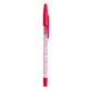 Pilot® BP-S Stick Pens, Medium Point, Red, 12/bx