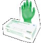 RONCO Earth Biodegradable Nitrile Examination Gloves, Small, Green, 100/bx