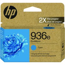 HP #936e EvoMore Inkjet Cartridge, Cyan
