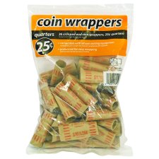 Merangue The Coin-Tainer? Coin Wrappers, 25?, 36/pkg