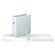 Davis Group® Essential Premium Economy Round Ring Binder, 3", White