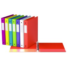 Davis Group® Essential Premium Economy Round Ring Binder, 3", Purple