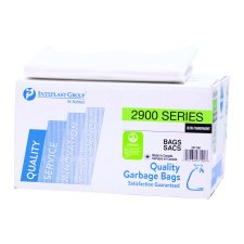 Ralston 2900 Series EcoLogo Industrial Garbage Bags, Extra Strong, 26" x 36", Clear, 125/bx