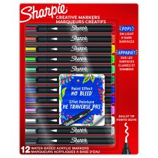 Sharpie® Creative Markers, Bullet tip, Assorted Colours, 12/pkg