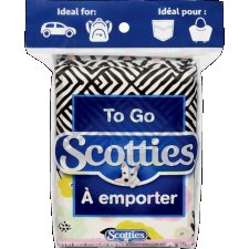 Scotties® To Go Facial Tissue, 3-ply, 10 shts/pkg