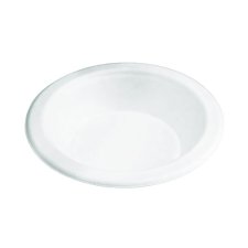 Globe Compostable Bowls, 12 oz, White, 50/pkg