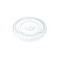 Globe PET Lids with Hole, 12-20 oz, Clear, 50/pkg