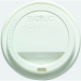 Solo® Traveler® Dome Hot Cup Lids, White, 100/pkg