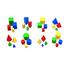 Learning Resources&reg; Mini GeoSolids&reg;, 32 pieces