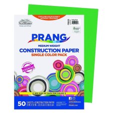 Prang Construction Paper, 9" x 12", Holiday Green, 50/pkg