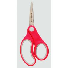 Westcott® Soft Handle School Scissors, 5", Red