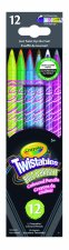 Crayola® Twistables® Coloured Pencils, Bold & Bright, 12/pkg