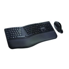 Kensington Pro Fit Ergo Wireless Keyboard and Mouse Combo, Black