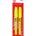 Basics&reg; Pen Style Highlighters, Yellow, 2/pkg