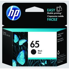 HP #65 Inkjet Cartridge, Black