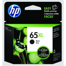 HP #65XL Inkjet Cartridge, High Yield, Black