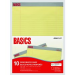 Basics&reg; Perforated Pads, 8-1/2x11-3/4", Canary, 10/pkg