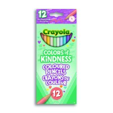 Crayola&reg; Colors of Kindness Coloured Pencils, Assorted Colours, 12/pkg