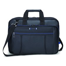 Nextech 17.3" Business Briefcase, 18-1/2" x 12" x 6-1/4", Black