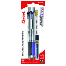 Pentel&reg; EnerGize&reg; Mechanical Pencils, 0.5mm, 2/pkg