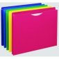Pendaflex&reg; File Jacket Reinforced Tab, 1" Expansion, Letter, Assorted Colours, 10/pkg
