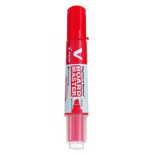 Pilot&reg; BeGreen&reg; V-Board Master Dry Erase Marker, Chisel Tip, Red, 10/bx