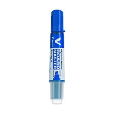 Pilot BeGreen V-Board Master Dry Erase Marker, Chisel Tip, Blue, 10/bx