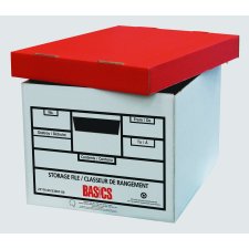 Basics&reg; Quick Set-up Storage Boxes, 12" x 15" x 10", 12/ctn