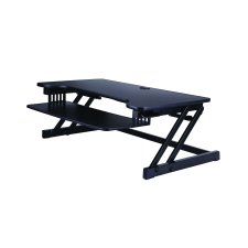 Rocelco&reg; Sit-to-Stand Desk Riser, Black