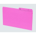 Basics&reg; Coloured Reversible File Folders, Legal, Pink, 100/bx