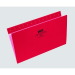 Basics&reg; Coloured Hanging Folders, Legal, Red, 25/bx