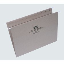 Basics&reg; Recycled Hanging Folders, Legal, Natural, 50/bx
