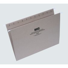 Basics&reg; Recycled Hanging Folders, Letter, Natural, 50/bx