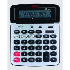 Basics&reg; 12-Digit Dual Power Desktop Business Calculator