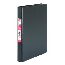 Basics&reg; Round Ring Binder, 1", Black