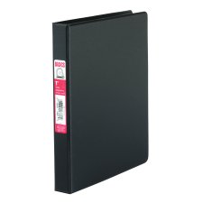 Basics&reg; D-Ring Binder, 1", Black