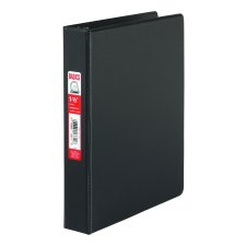 Basics&reg; D-Ring Binder, 1-1/2", Black