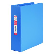 Basics&reg; Round Ring Binder, 3", Blue